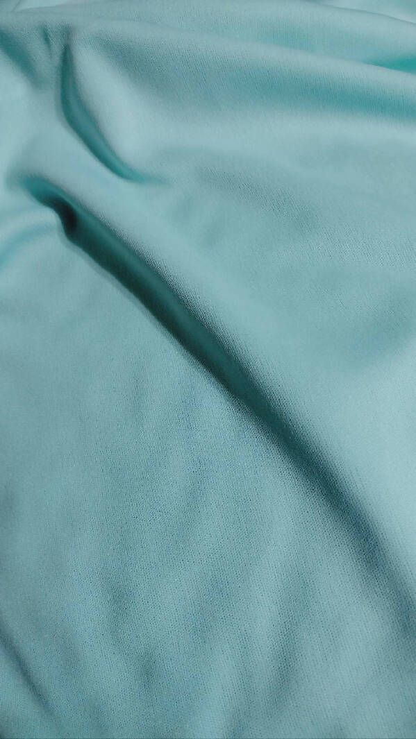3 Yards Vintage Mint Green Polyester Fabric - Mint Green - Not blue as in pic - Color of Mint Ice Cream - Please see Pics & Description - Price for entire fabric