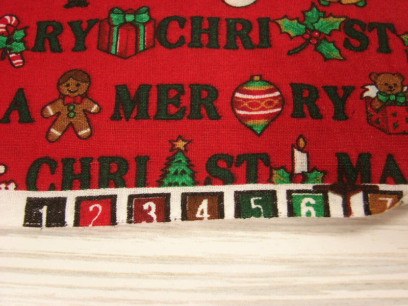 Merry Christmas All Over Print - Qty 2 strips this listing