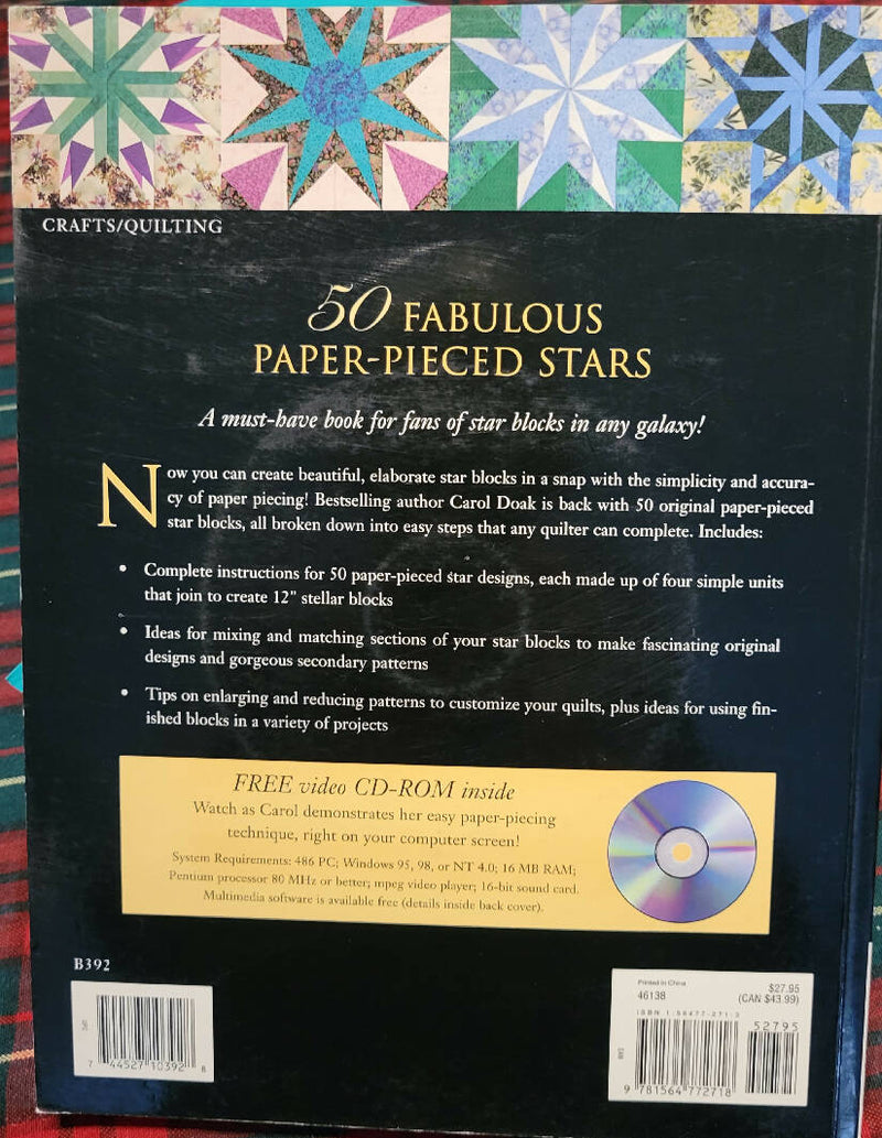 50 Fabulous Paper-Pieced Stars Book