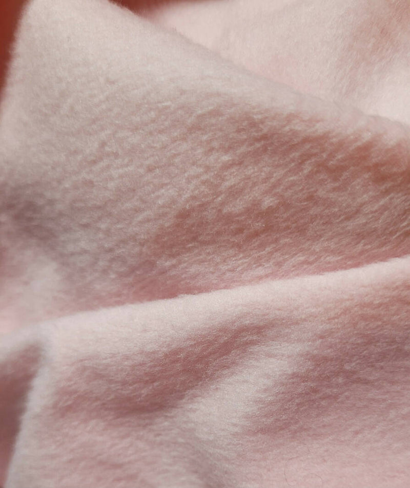Single Faced Fleece light pink - 1 3/4+ yards
