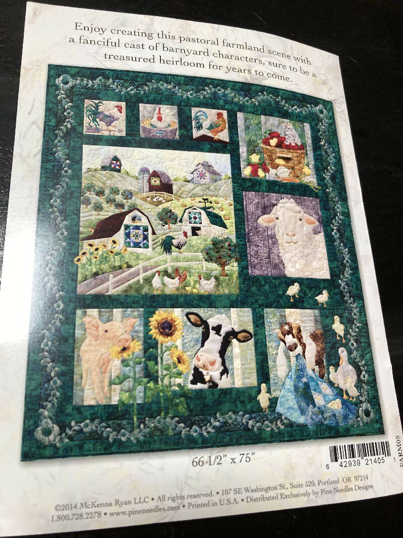 And On That Farm With An Oink Oink Here McKenna Ryan Quilting Pattern