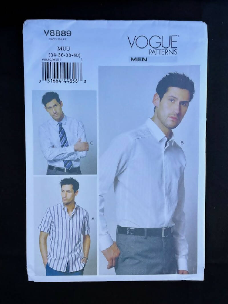 VOGUE MEN V8889 Loose-fitting shirt (40-42-44-46)