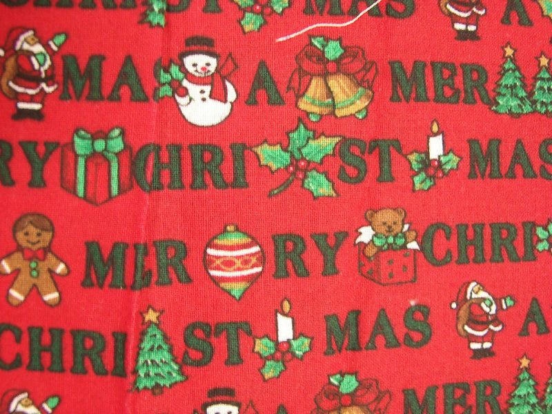Merry Christmas All Over Print - Qty 1 strip this listing