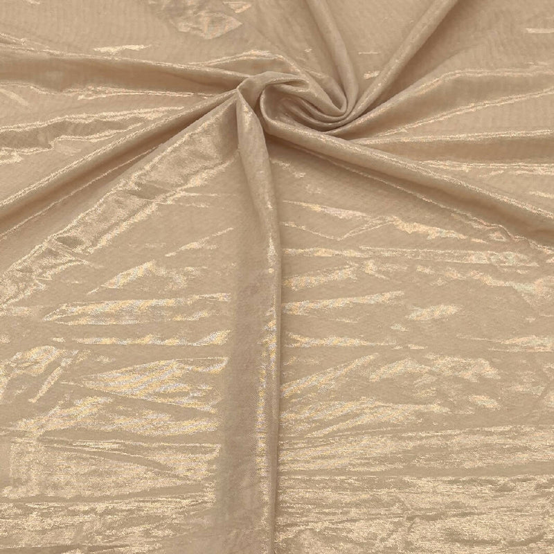 Gold Blush Shimmer Stretch Netting - 1.5 Yds