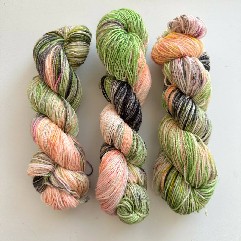 Neons Are Neutral Indie Dyed Sock Yarn