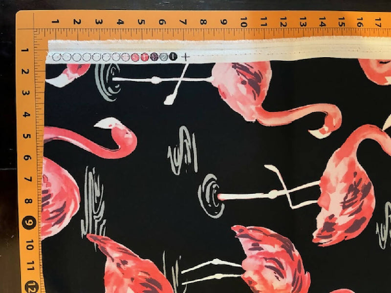 Indoor/Outdoor Upholstery Fabric - Oversized Flamingos