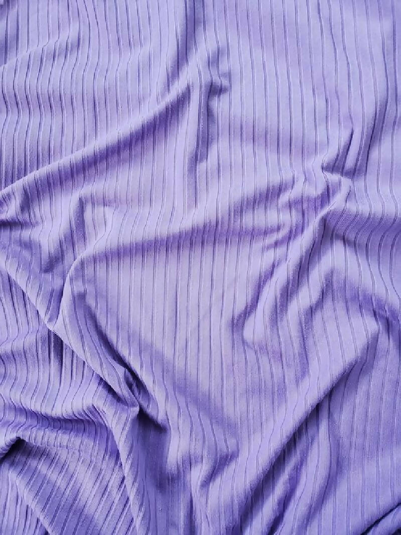 Purple Rib Knit
