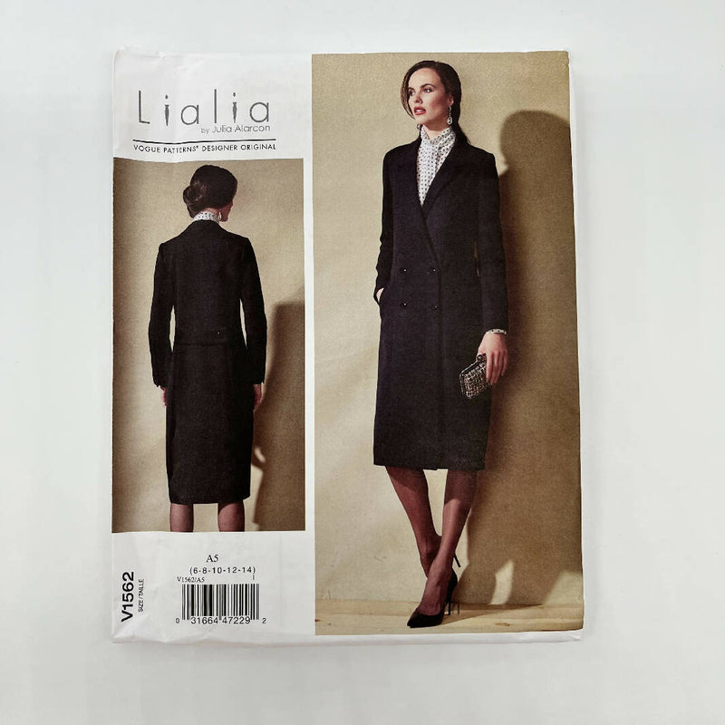 Vogue V1562 Lialia Coat - Sizes 6-14