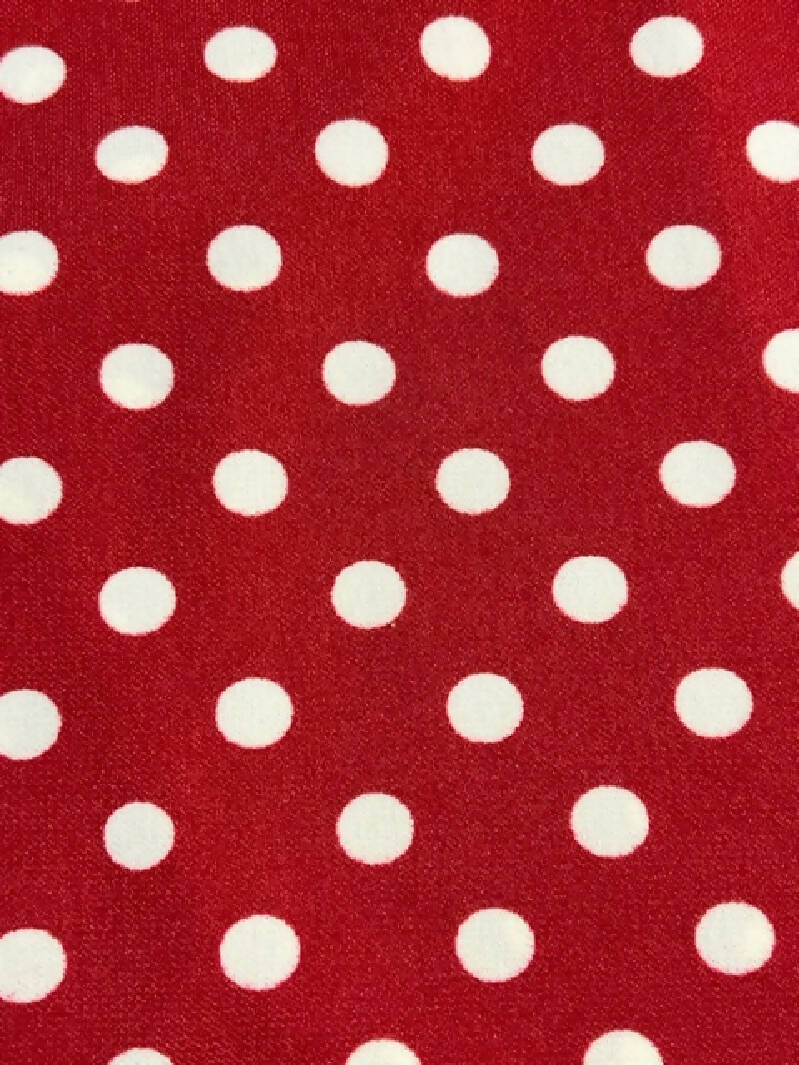 Polka Dot Ponte Double Knit Fabric - 3 5/8 yds