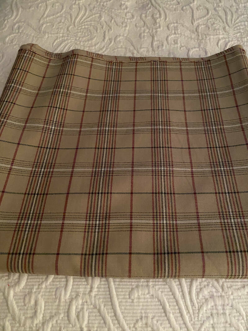 100% Cotton Plaid Twills