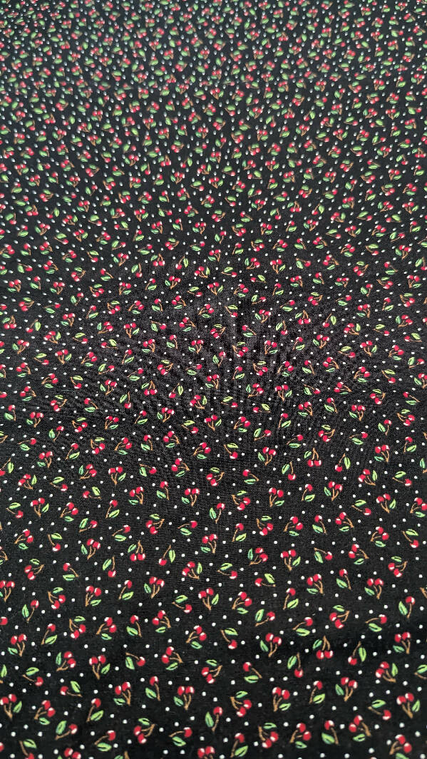 Mary Engelbreit Ditsy Cherry Print Quilting Cotton Woven Fabric 45"W - 3 1/4 yds