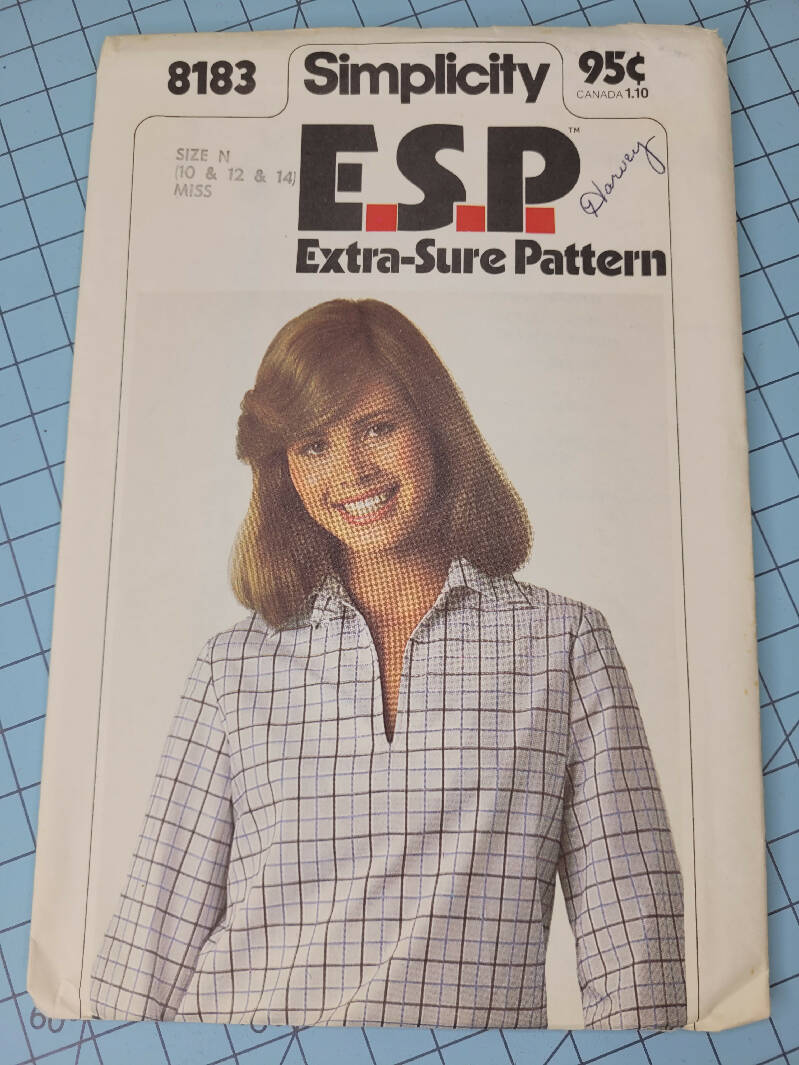 Simplicity Extra-Sure Pattern E.S.P. Bundle: 8183 and 8184