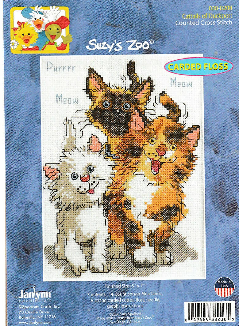 Counted Cross Stitch Cattails of Duckport KIT 