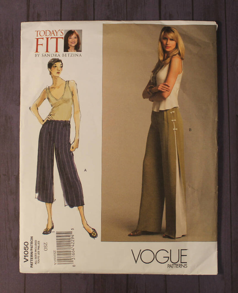 Vogue 1050 Misses Pants, Today&
