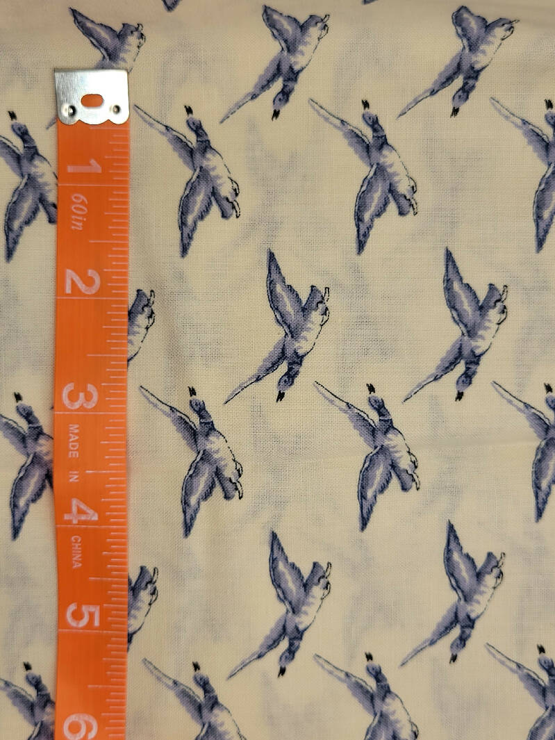 1 yd + 35" Geese In Flight - 4 cuts, all of good size. See each listing