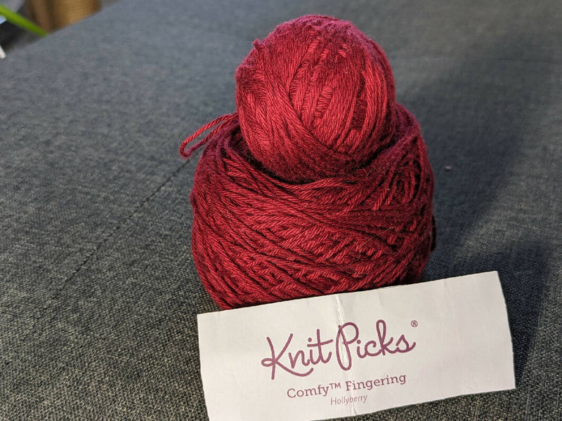 Knit Picks Comfy Fingering, Hollyberry - 65g/2.3oz - 260m/284yd