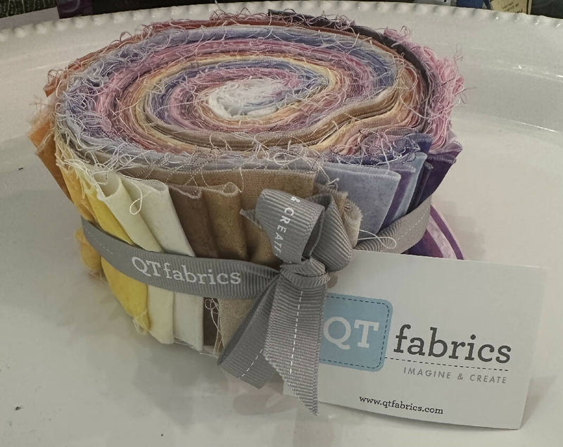 QT Fabrics Rainbow Jelly Roll