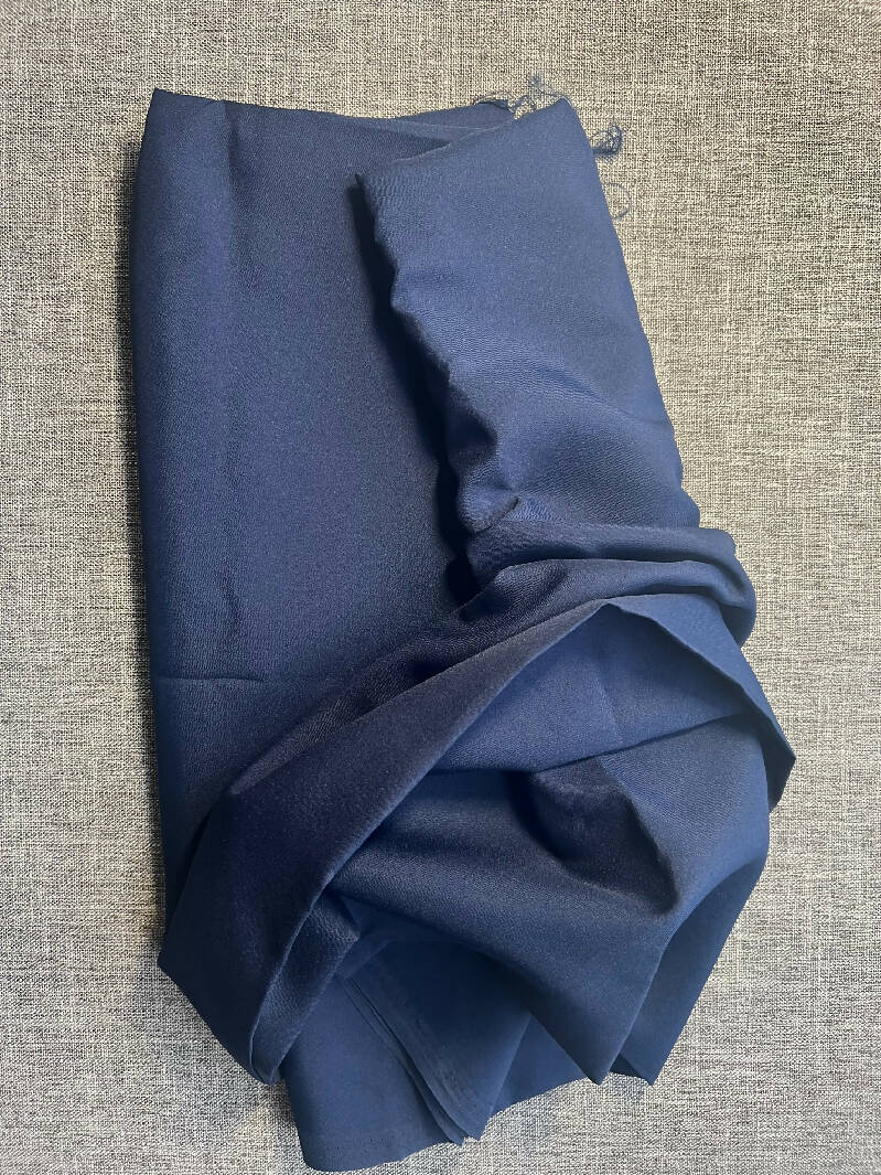 Navy Blue Polyester 60"wide by 1.5 yards
