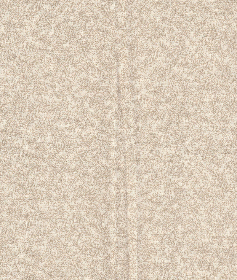 FABRIC Vines on Cream Beige Tone on Tone 2 Fabrics 