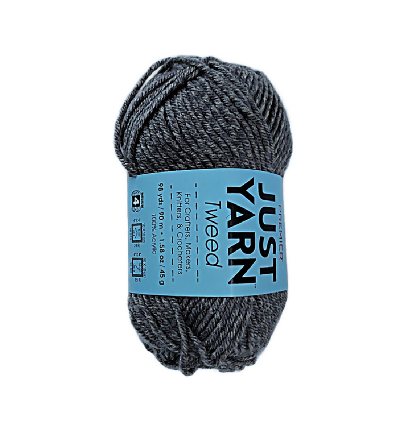 Premier Yarns Greige Tweed Yarn Acrylic 3 Pack 1.58 oz 98 Yds Color 2065-03