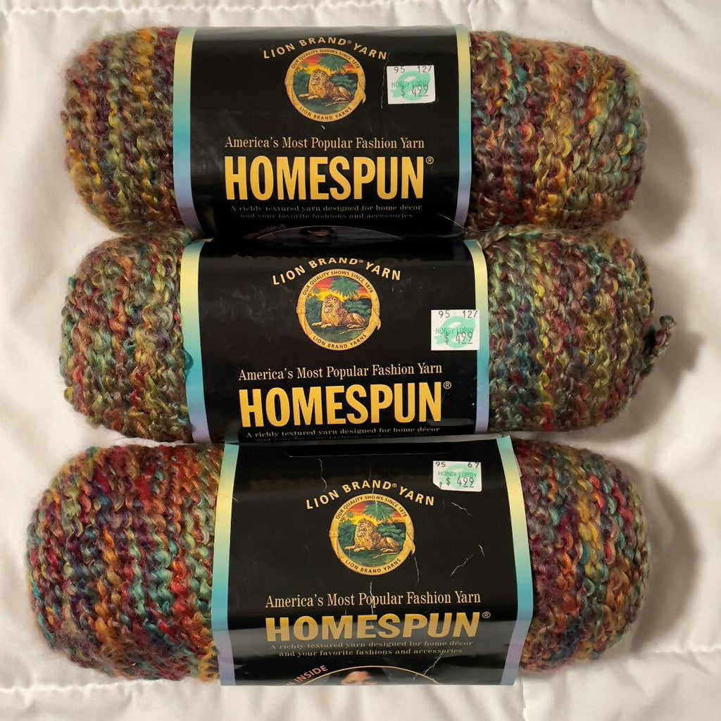 Lion Brand Homespun Yarn Review — Summerbug Crafts