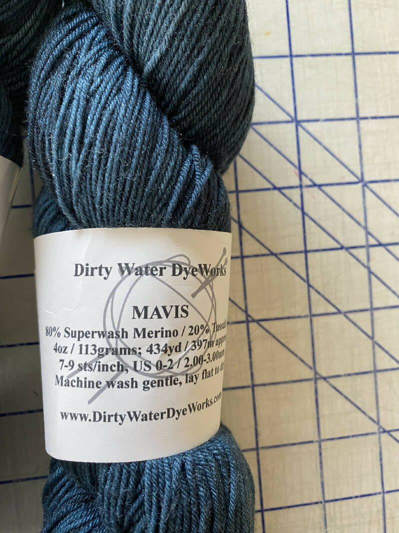 Dirty Water Dye Works Wool & Silk - 2 skeins