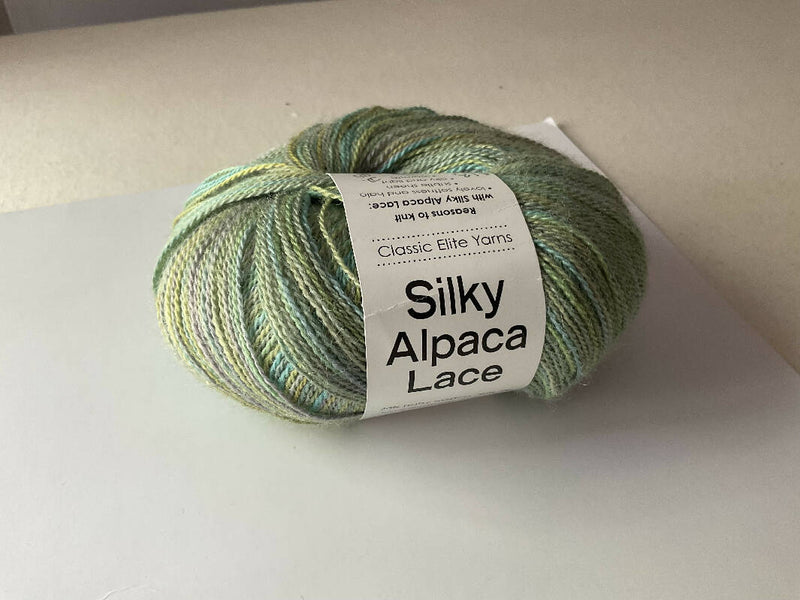 Silky Alpace Lace yarn, 1 ball