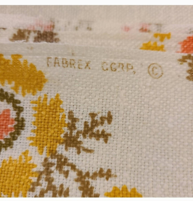 Super Rare Vintage Fabrex Corp Fabric