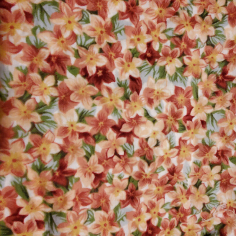 Vintage Cotton Fabric 21" x 5/8 yd Rose Chiller by Timeless Treasures