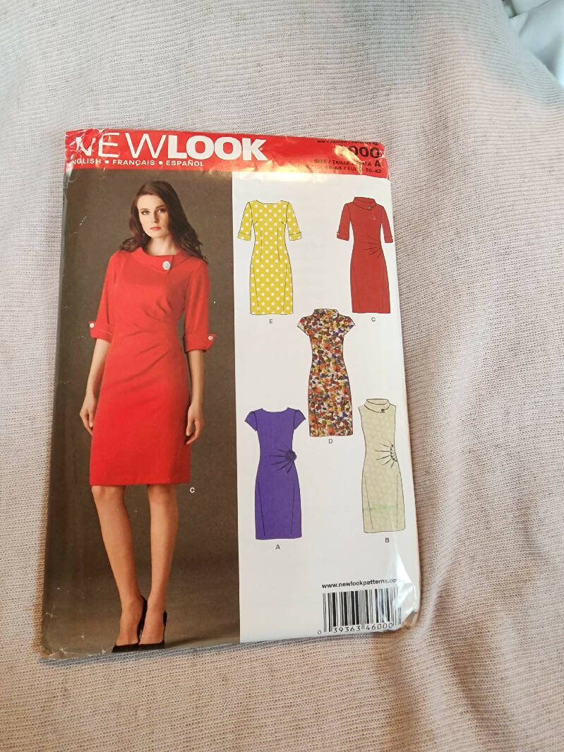New Look 6000 - Misses Dress, UC/FF, SZ 4-16